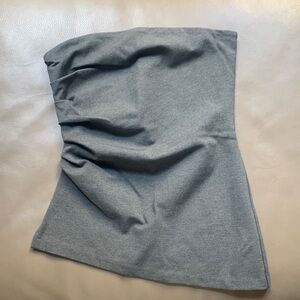 Rag & Bone Light Gray rouched 
Top